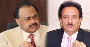 Rehman Malik meets Altaf Hussain in London